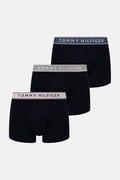 Tommy Hilfiger boxerky pánske s bavlnou 3-pak čierne UM0UM03881