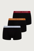 Tommy Hilfiger boxeri pentru bărbați cu bumbac pachet de 3 negri UM0UM03881