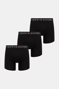 Tommy Hilfiger bokserki męskie bawełniane z elastanem 3-pack czarne UM0UM03883