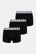 Tommy Hilfiger priliehavé boxerky pánske 3-pak čierne UM0UM03887
