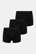 Tommy Hilfiger priliehavé boxerky pánske 3-pak čierne UM0UM03887