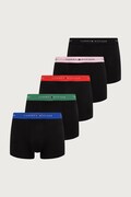 Tommy Hilfiger bokserki dopasowane męskie bawełniane z elastanem 5-pack czarne UM0UM03893
