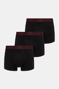 Pánske bavlnené boxerky s elastanom Guess JOE 3-pack čierne U5BG13 K6YW1