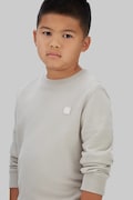 Calvin Klein Jeans bluza dziecięca kolor szary gładka IU0IU00570