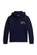 Polo Ralph Lauren bluza dziecięca kolor granatowy z kapturem z aplikacją 323A95741001