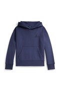 Polo Ralph Lauren bluza dziecięca kolor niebieski z kapturem gładka 323A12273001