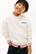 Tommy Hilfiger bluza dziecięca z bawełną biała KB0KB10255