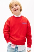 Tommy Hilfiger bluza dziecięca z bawełną czerwona KB0KB10255