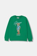 Guess bluza dziecięca bawełniana zielona L6GQ04 KA6R4