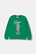 Guess bluza dziecięca bawełniana zielona L6GQ04 KA6R4