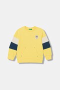 United Colors of Benetton mikina dětská bavlněná žlutá 30DSG10LY