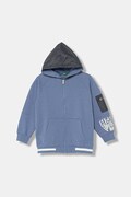 United Colors of Benetton bluza dziecięca z bawełną niebieska 35JVC506A