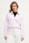 Mikina Calvin Klein Jeans dámská, fialová barva, melanžová, LV047E824G