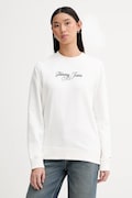 Tommy Jeans bluza bawełniana damska kolor biały z nadrukiem DW0DW21922