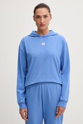 HUGO dukserica sa kapuljačom za žene s pamukom SIGNATURE_HOODIE plava 50556816