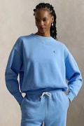 Polo Ralph Lauren oversize dukserica za žene plava 211A98189