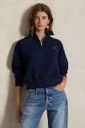 Polo Ralph Lauren bluza z bawełną damska granatowa 211B18685