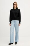 Polo Ralph Lauren bluza damska kolor czarny z aplikacją 211B18685