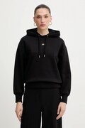 Armani Exchange bluza damska kolor czarny z kapturem gładka XW001829 AF10818