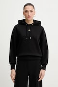 Armani Exchange bluza damska kolor czarny z kapturem gładka XW001829 AF10818