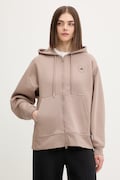adidas by Stella McCartney bluza z kapturem damska brązowa JZ0652