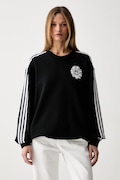 adidas Originals кофта жіноча бавовняна чорна KS6470