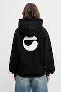 Coperni bluza Classic damska kolor czarny z kapturem z nadrukiem COPJS15F5035