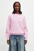 Lacoste bluza damska kolor fioletowy gładka SF5245