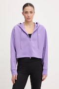 adidas by Stella McCartney bluza sportowa damska z bawełną fioletowa JZ0654