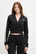 adidas Originals dámska mikina na zips čierna farba KV1181