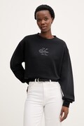 Calvin Klein Jeans mikina dámska bavlnená čierna LV047F838G