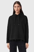 AllSaints bluza NIA damska kolor czarny z kapturem gładka W027JE