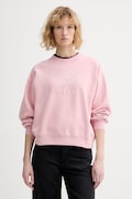 Levi's bluza GR VINTAGE BOXY CREW damska kolor różowy z aplikacją 005OZ