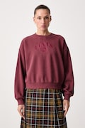 Levi's mikina dámska s bavlnou GR VINTAGE BOXY CREW červená 005OZ