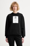 Calvin Klein dukserica ženska od pamuka crna LV040502WF