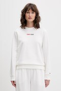 Tommy Jeans суичър дамски от памук бял DW0DW22362