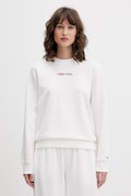 Tommy Jeans суичър дамски от памук бял DW0DW22362