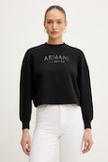 Armani Exchange bluza damska kolor czarny z nadrukiem XW002049 AF21298