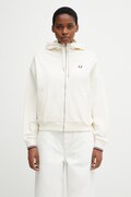 Fred Perry bluza rozpinana damska bawełniana beżowa G2164