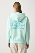 Rip Curl hanorac cu glugă pentru femei, din bumbac SURF PUFF HERITAGE albastru 0A0WFL