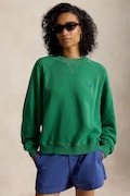 Polo Ralph Lauren bluza damska z bawełną zielona 211A12739