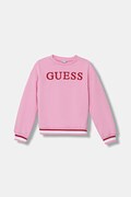 Дитяча бавовняна кофта Guess колір рожевий з аплікацією J6RQ01 KAD74