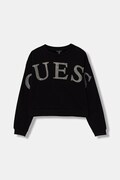 Guess felpa per bambini in cotone nera