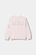 Guess bluza dziecięca bawełniana różowa K6RQ05 KAD74