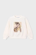 Mayoral bluza dziecięca kolor beżowy z nadrukiem 3448
