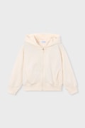 Παιδική μπλούζα Mayoral χρώμα: μπεζ, με κουκούλα, 3457
