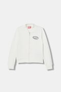 Παιδική μπλούζα από βαμβάκι Diesel SKIPPY SWEAT-SHIRT χρώμα: άσπρο, J02620