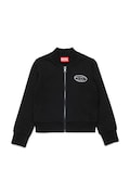 Παιδική μπλούζα από βαμβάκι Diesel SKIPPY SWEAT-SHIRT χρώμα: μαύρο, J02620