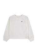 Levi's bluza dziecięca z bawełną MEET AND GREET CREW biała 4EP542