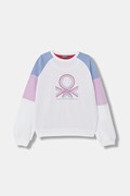 United Colors of Benetton bluza bawełniana dziecięca kolor multicolor wzorzysta 3J68C10S5